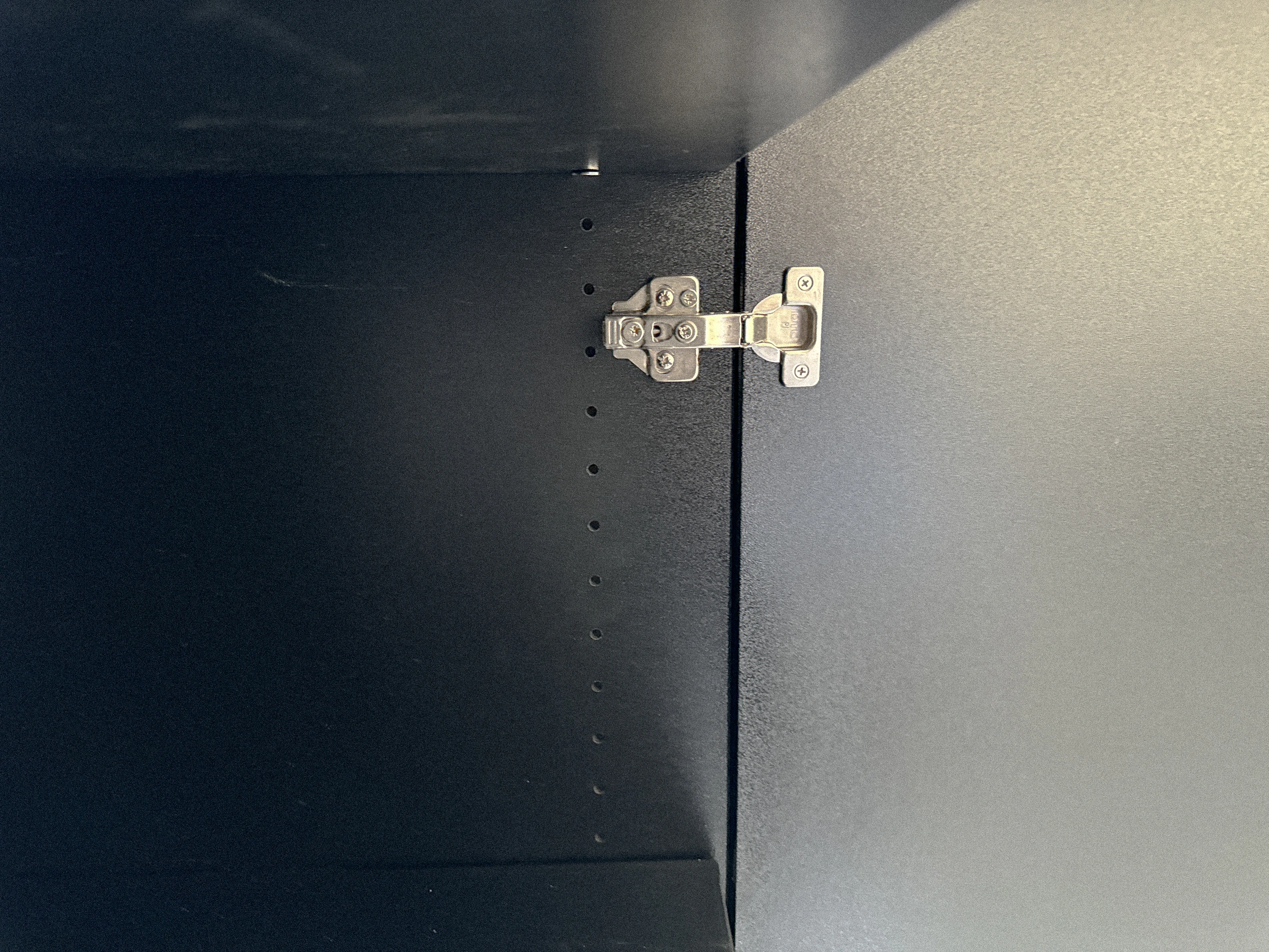 Pewter garage cabinets and storage