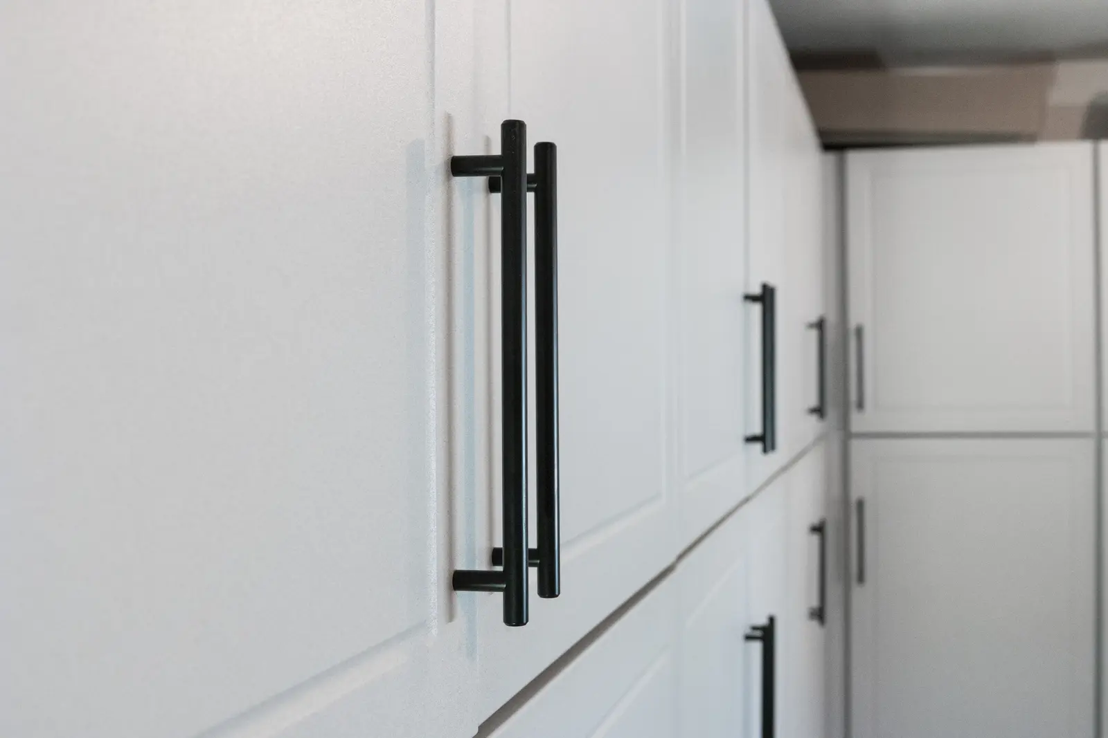 Adams garage cabinet installation