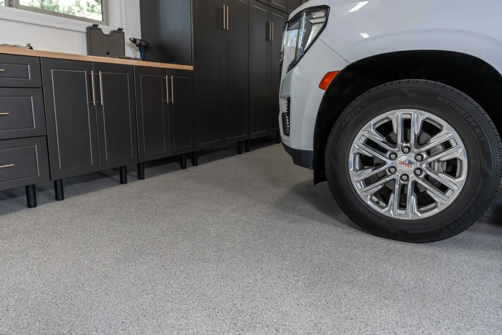 Fleck garage cabinet installation