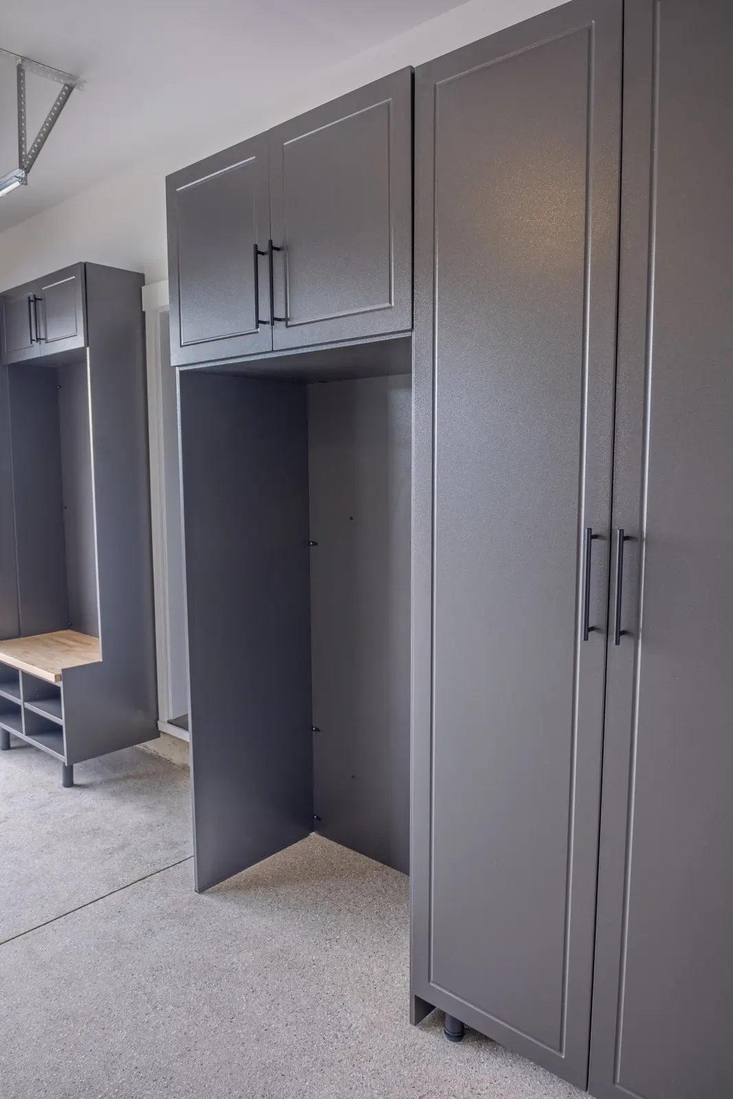 Stahl fridge cabinet installation