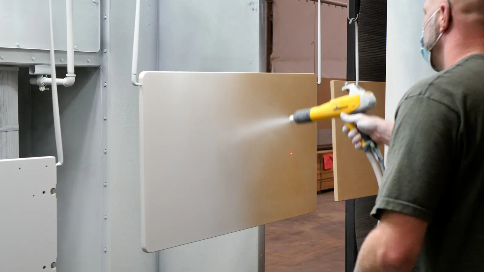 Strux manufacturing facility producing premium custom garage cabinet systems